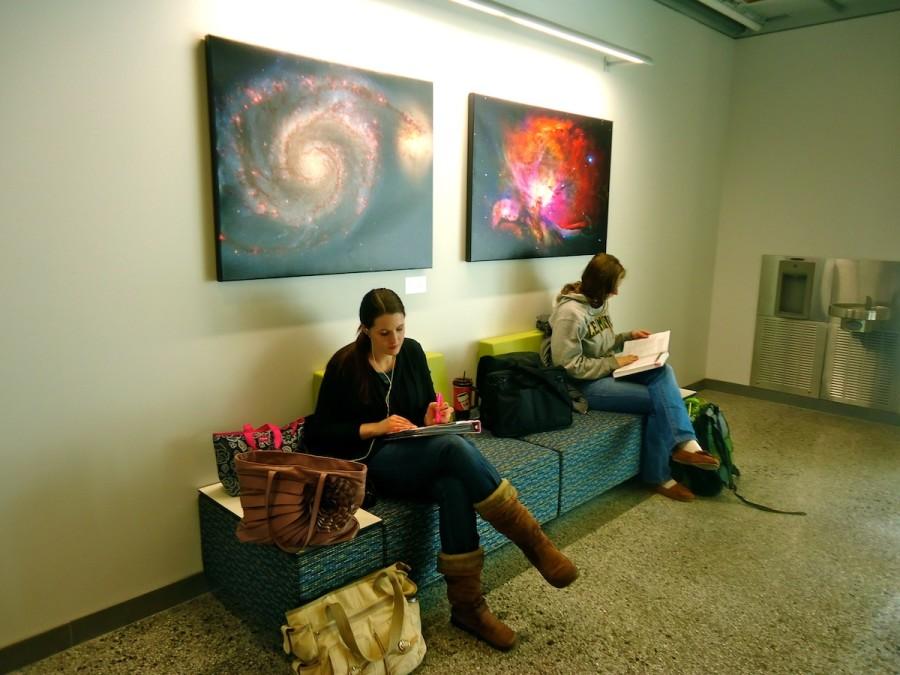 Science students kick off spring semester in new building