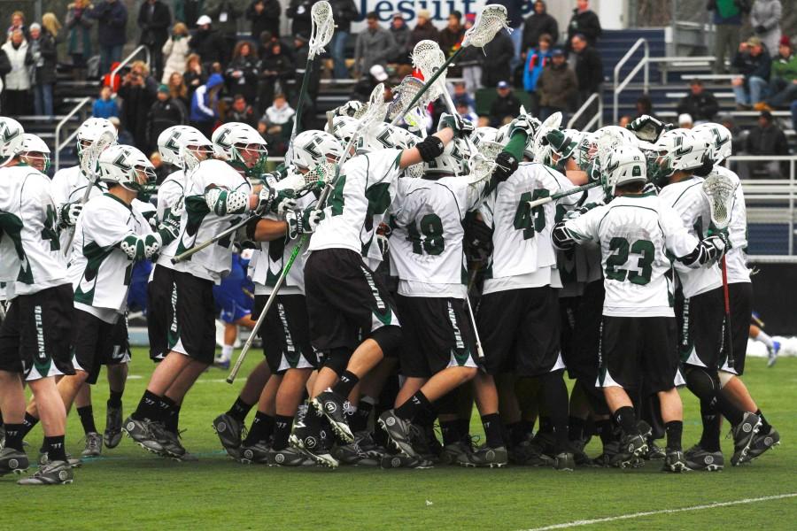 Men’s lacrosse takes down Limestone, remains no. 1 in the country