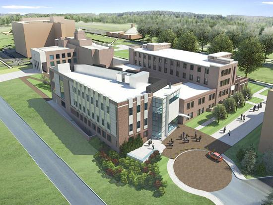 Le Moyne College Campus Map   Le Moyne Science Rendering 