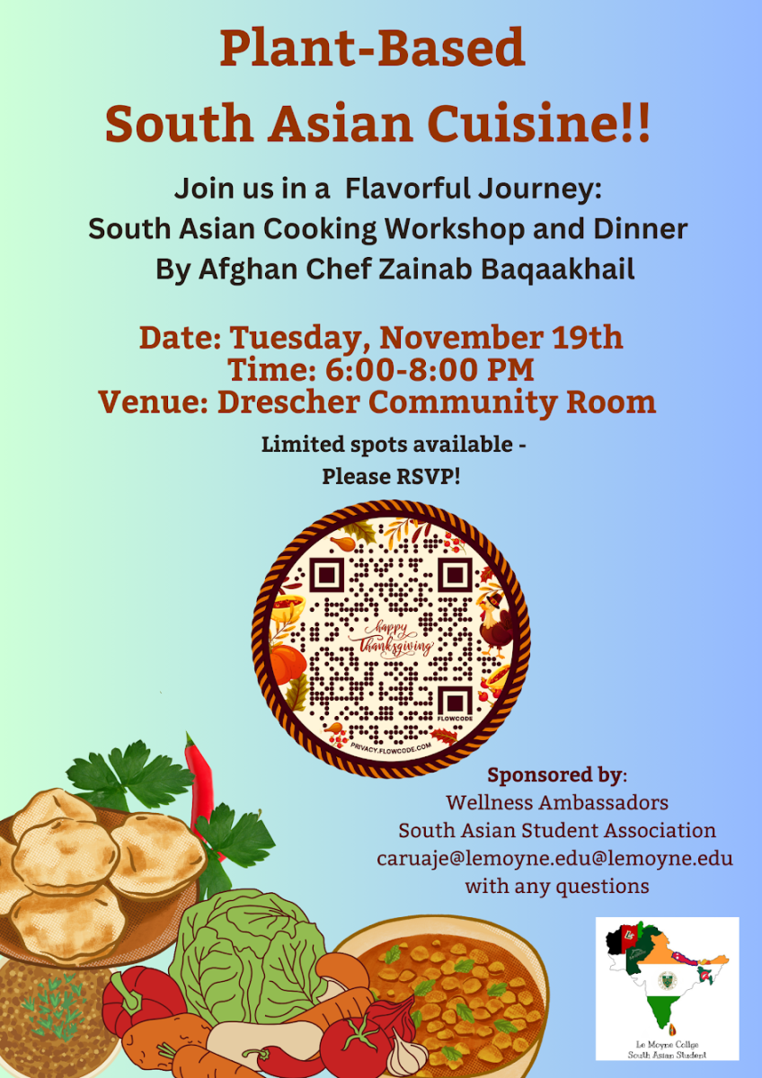 Plant-Based South Asian Cuisine Dinner Night this Tuesday