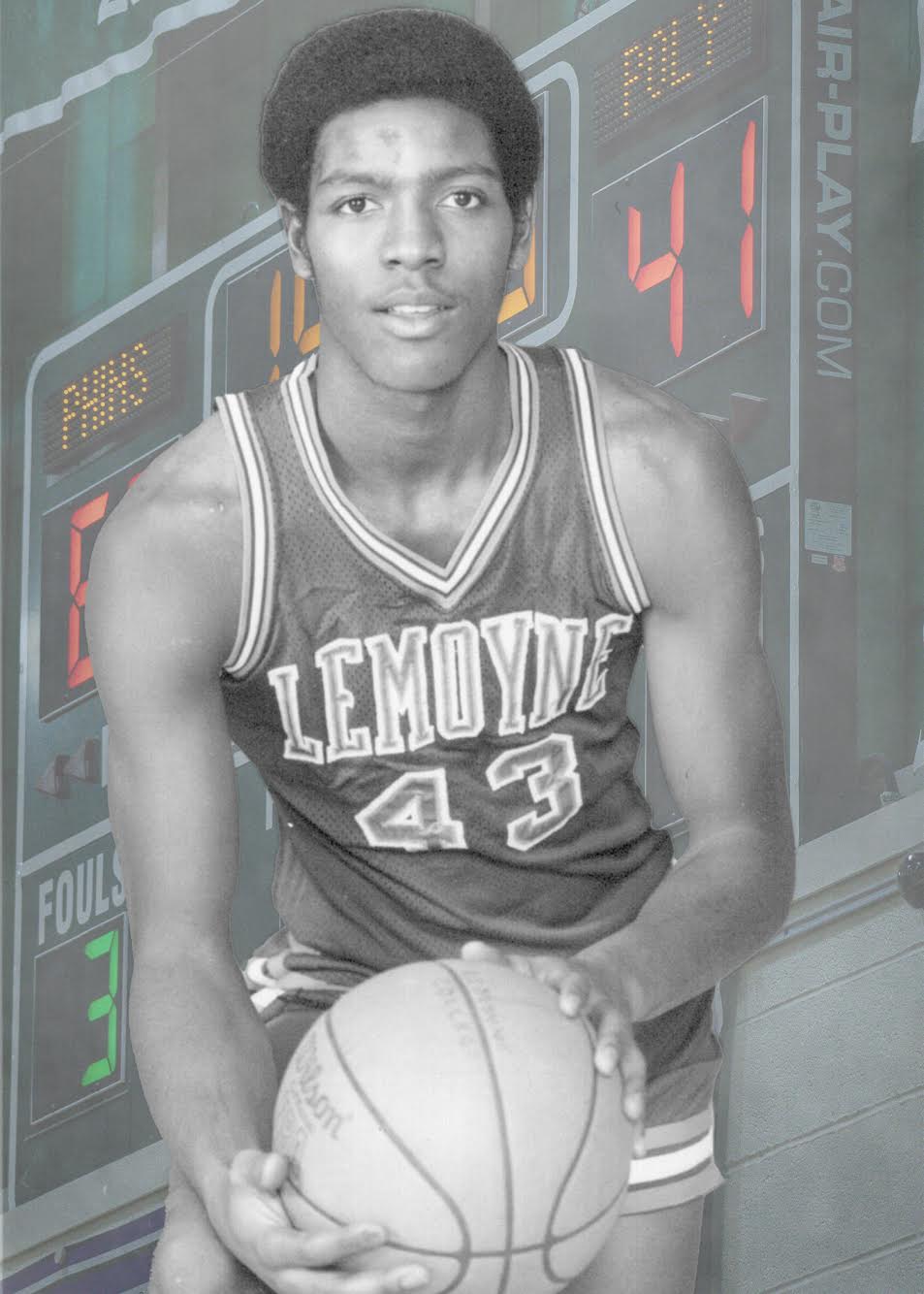 Jene Grey during his time at Le Moyne, photo courtesy of Le Moyne Athletics, prepared by Payton Hirsch